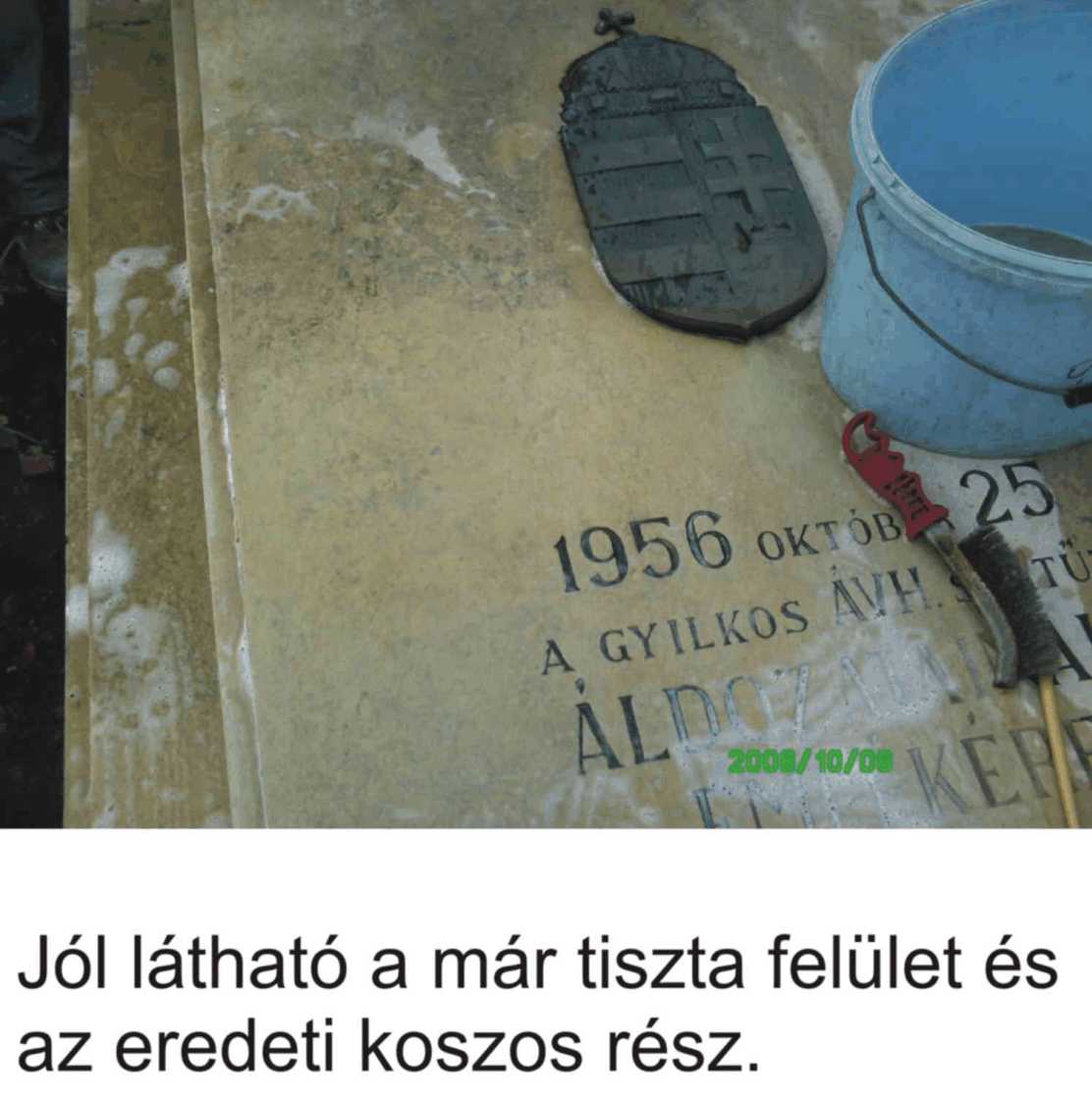 Curățarea pietrei funerare(mormintelor)